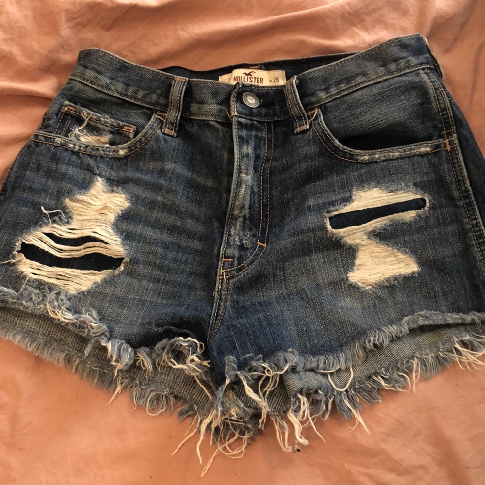 Hollister jean shorts